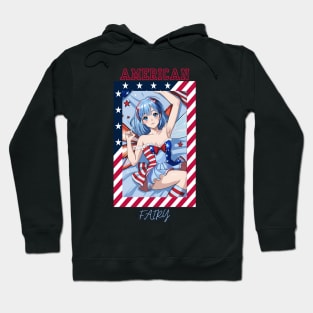 American Flag Fairy Hoodie